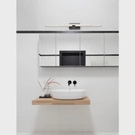 NOVA LUCE Chart zidna lampa led 31w/3000k/2077lm/ip20/matt crna nl9695245