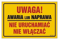 Upozorenje! Kvar ili popravak. Ne koristite. NC006