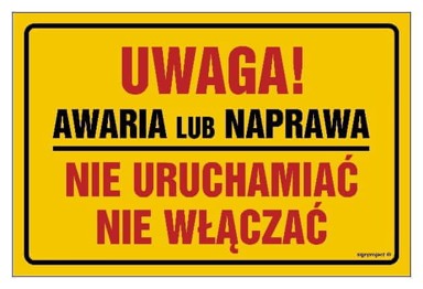 Upozorenje! Kvar ili popravak. Ne koristite. NC006