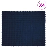 Lažni zec Deka set 4 kom 130×150 cm poliester, morskoplava