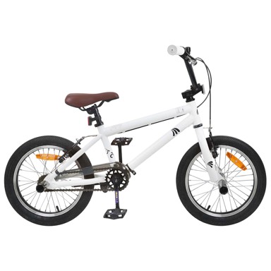 BMX Bicikl 20 inča, za osobe starije od 9 godina, bijeli