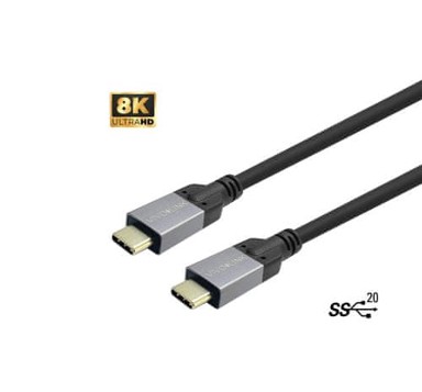 VIVOLINK USB C 3.2 gen 2 kabel 1 m crne boje