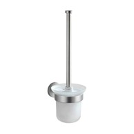 WENKO Staklena zidna WC četka u mat srebrnoj boji Bosio 