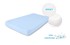 BABYMATEX Higijenska vodootporna plahta JERSEY, 70 x 140 x 10 cm, plava