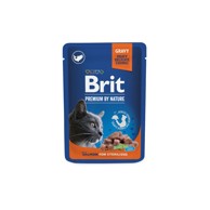 BRIT Premium Sterilised Cat losos u umaku, vrećica 100 g