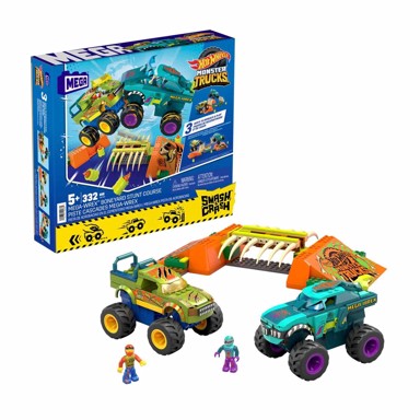 HOT WHEELS MEGA Monster kamioni Wrex, set za gradnju, 332 dijela