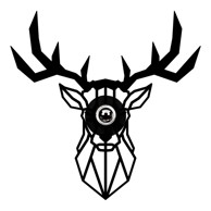 OPVIQ Crna zidna lampa