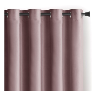 RESTILO Svjetlo smeđa zavjesa za djelomično zamračenje od samta 140x270 cm Eyelets