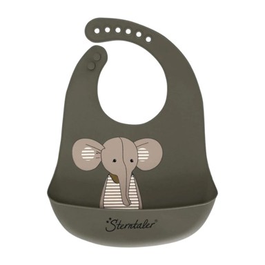 STERNTALER Silikonski slonić Eddy s podlogom za skupljanje tekućine