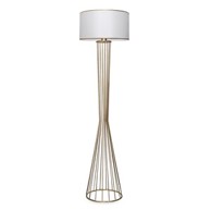 OPVIQ Podna svjetiljka Floor E27, bijelo-zlatna