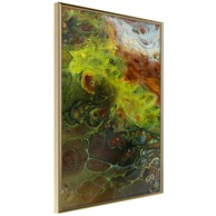 Poster Turbulent Green 40x60