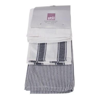 STIL Kuhinjska krpa Rio, set 3/1, 50 x 70 cm