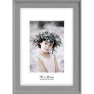 STYLER Sivi zidni okvir Malaga, 28 x 37 cm