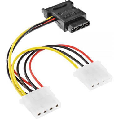 INLINE SATA kabel 29679, 0,15 m, višebojni