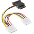 INLINE SATA kabel 29679, 0,15 m, višebojni
