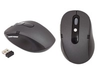 ATL Bežični ergonomski miš AK211, 1600 DPI, crni