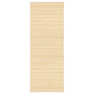 Tepih od bambusa 80 x 200 cm prirodna boja