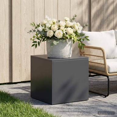 Stalak za biljke, 40 × 40 × 40 cm, nehrđajući čelik, antracit