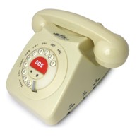 Retro SOS telefon s pojačalom za starije i slaboslušne osobe