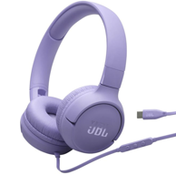 JBL Slušalice Tune 520 USB-C, žične, ljubičaste