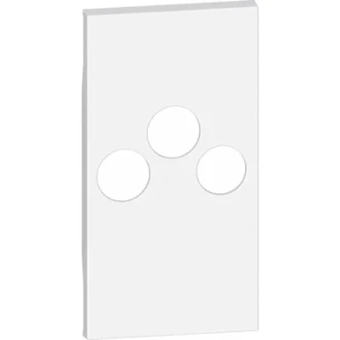 BTICINO Lnow tv/rd/sat pokrovna tipka 2m bijela kw26m2