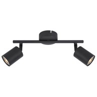 Svjetiljka Roto2 2xGU10, crna