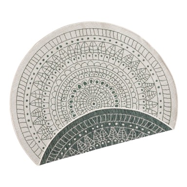 NORTHRUGS Vanjski tepih Porto Ø 140 cm, zelena