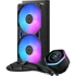 COOLER MASTER Vodeno hlađenje MasterLiquid 240 Atmos II LCD ARGB, crno