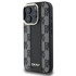 DKNY Checkered Pattern MagSafe maskica za iPhone 16 Pro Max, crna