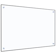 Kuhinjska zaštita od prskanja, kaljeno staklo, prozirna