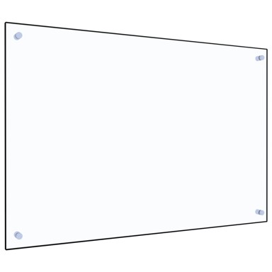 Kuhinjska zaštita od prskanja, kaljeno staklo, prozirna