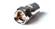 Antenski adapter FME muški na F muški, srebrni