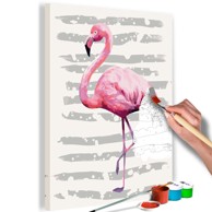 Slika za samostalno slikanje Beautiful Flamingo 40x60