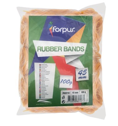 FORPUS gumene vezice, 45 mm, 100 g