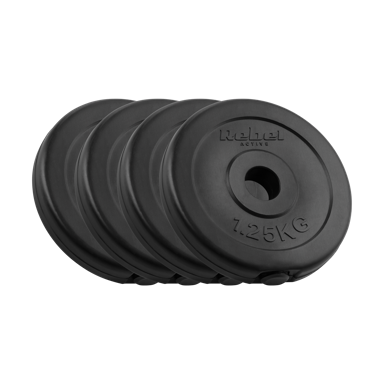 REBEL ACTIVE Bitumenski balast, 4 x 1,25 kg, rupa 31 mm, klasična ploča