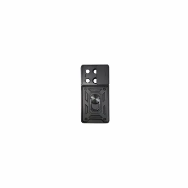 MAXMOBILE Maskica za Xiaomi Redmi Note 13 Pro 4G / Poco M6 Pro 4G, TPU, Anti-Shock, s prstenom, crna