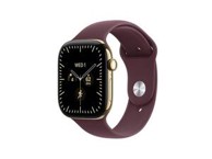 APPLE Pametni sat Watch Series 12, GPS + Cellular, 42 mm, kućište od sjajnog zlata, bordo sportski remen S/M, MJGJ4WF/A