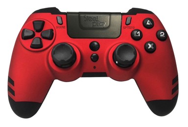 STEELPLAY Kontroler Metaltech Ruby, za PS4, crveni, Wi-Fi