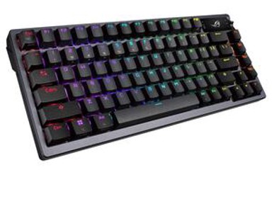 ASUS Gaming tipkovnica ROG Azoth, mehanička, bežična, ROG NX Red prekidači, 75% veličina, crna
