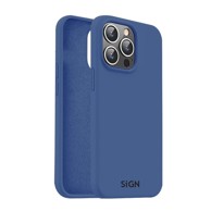 NORTHIX Tekuća silikonska maskica za iPhone 15 Pro Max, plava