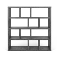 TEMAHOME Siva biblioteka u betonskom dekoru 150x159 cm Berlin 