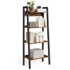 SONGMICS Ljestveni regal samostojeća polica s 4 razine 56 x 34 x 1375 cm smeđa