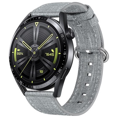 B-STRAP Denim remen za Huawei Watch GT 42mm, gray