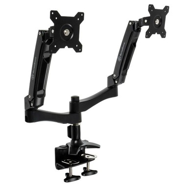 SILVERSTONE Nosač SST-ARM22BC za dva monitora, crni SST-ARM22B
