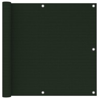 Balkonski zastor tamnozeleni 90 x 600 cm HDPE