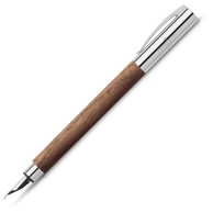 FABER-CASTELL Nalivpero drveno tijelo (drvo orah) Ambition (F) 148581 smeđe-SELECTIVE