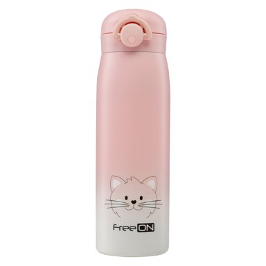 FREEON Termo bočica 480 ml Maca, roza