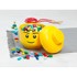 LEGO® Kutija za pohranu u obliku glave Silly ø 16,3 cm, žuta