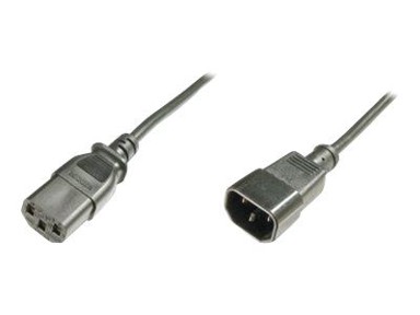 DIGITUS Produžni kabel za napajanje, IEC C14 muški / IEC C13 ženski, 5 m