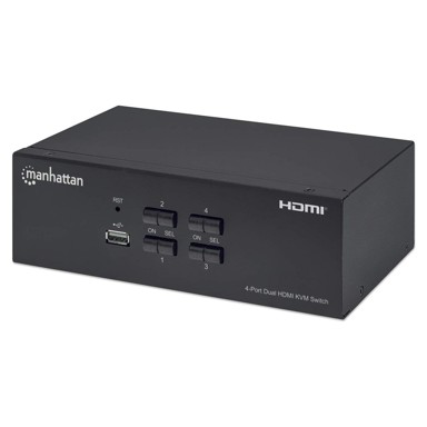 MANHATTAN HDMI switch s 4 porta, crni